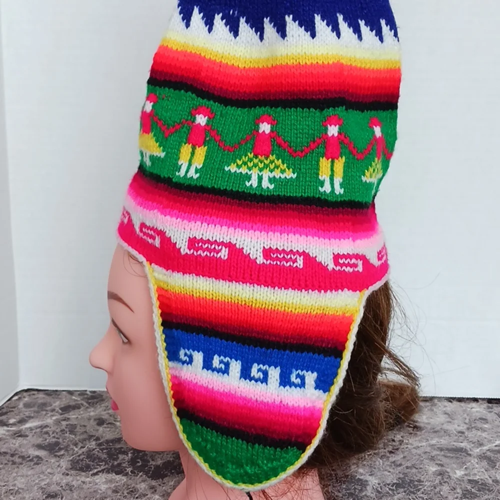 Peruvian Chulla Winter hat - Picture 6 of 9